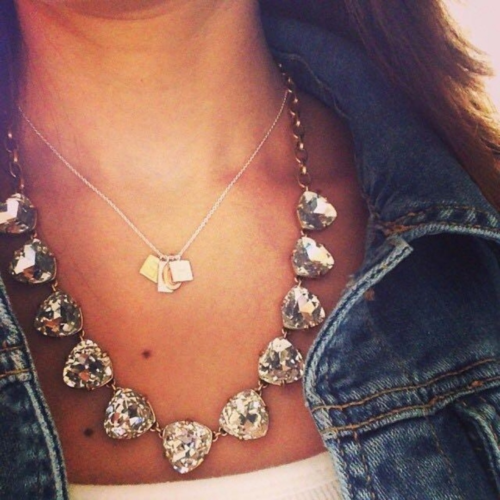 :: S&D Classic Somervell Crystal Necklace - Picture 4 of 8